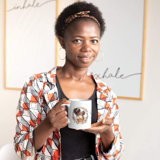 Mère avec bébé fille Mère's Day Mug (Créateur téléchargé)