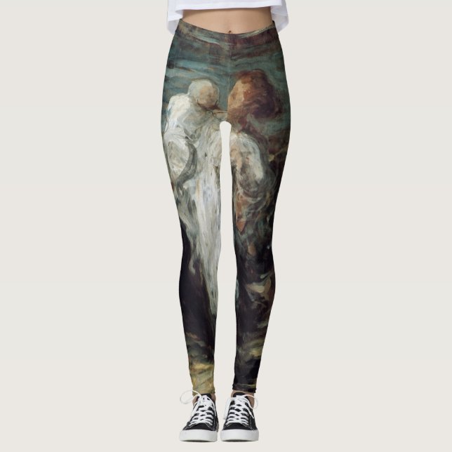 "Mère avec enfant" leggings d'art (Devant)