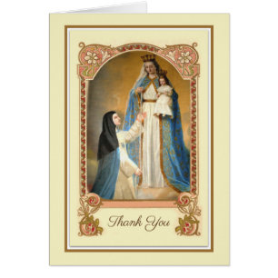 Mère catholique Mary Condolence Merci