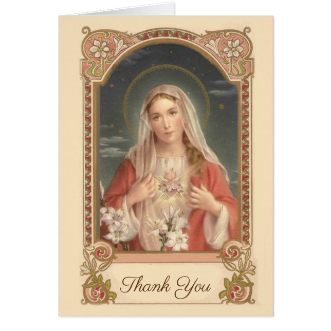 Mère catholique Mary Condolence Merci (Devant)