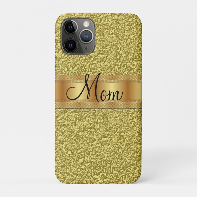 Mère coque iphone Gold (Dos)