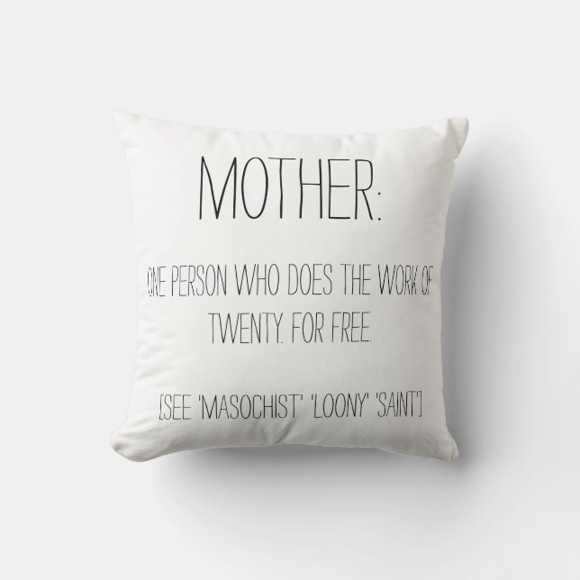 Mère Coussin - Cadeau de la Fête des Mères (Recto)