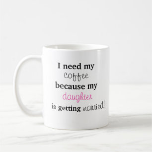 Mère de cadeau de jeune mariée - tasse de
