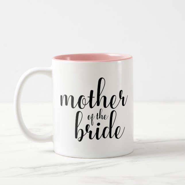 Mère de calligraphie de la jeune mariée, tasse (Gauche)