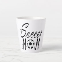 Mère de football Latte Coffee Mugs