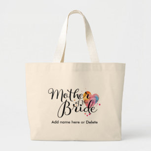 Mère de grande aquarelle de sac fourre-tout à