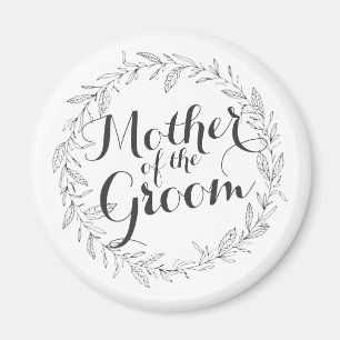 Mère de la chambre simple Mariage floral Magnet