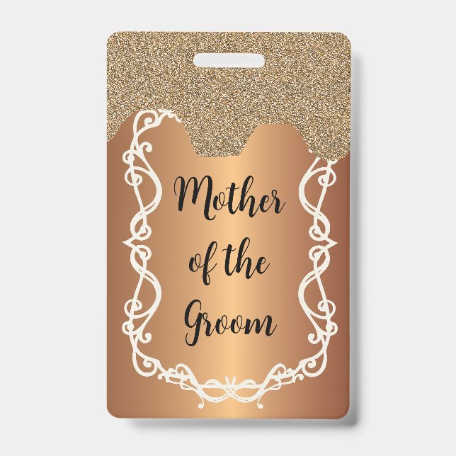 Mère de la Groom Hen Night badge lanyard (Avant)