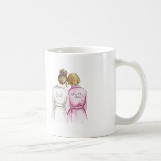 Mère de la maman de Merci de tasse de jeune mariée (Droite)
