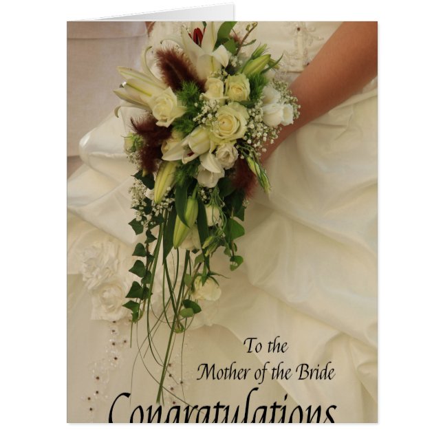 mère de la mariée félicitations (Devant)