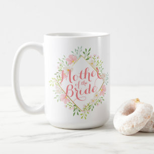 Mère de la mariée Floral Mariage classique Mug