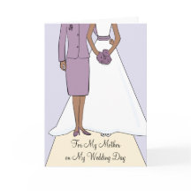 Mère de la mariée Merci afro-américain