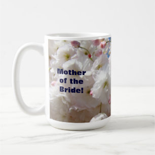 Mère de la mariée tasses Mariage Fleurs de fleurs