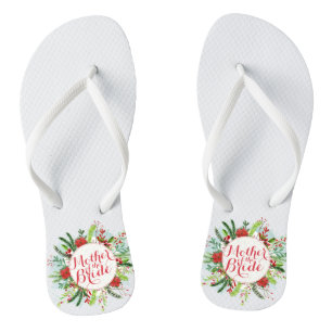 Mère de l'épouse Noël Mariage tongs volte-face