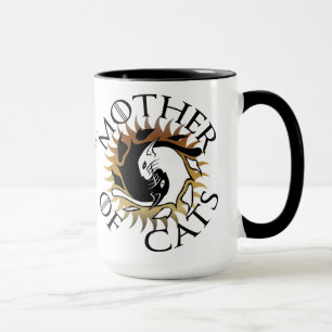 Mère de tasse de café de chats
