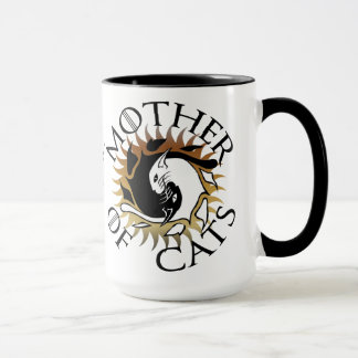 Mère de tasse de café de chats