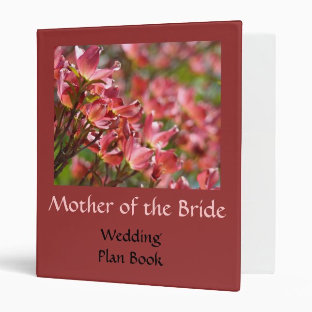 Mère du classeur Flora de livre de plan de mariage (Devant/intérieur)