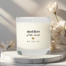 Mère du coeur d'or moderne de la mariée cadeau