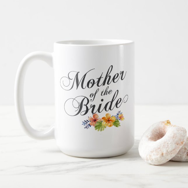 Mère du Mariage de mariée | Mug classique (Avec donut)