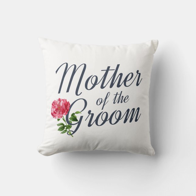 Mère du Mariage Groom | Oreiller (Recto)