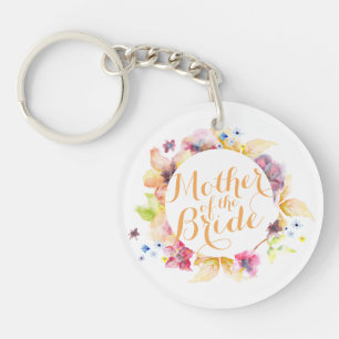 Mère du Porte - clé Mariage de l'aquarelle de la m
