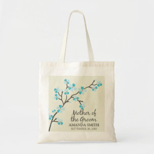 Mère du sac de cadeau de noce de marié (aqua)