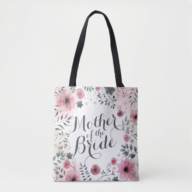 Mère du Sac fourre-tout d'aquarelle de mariée (Devant)