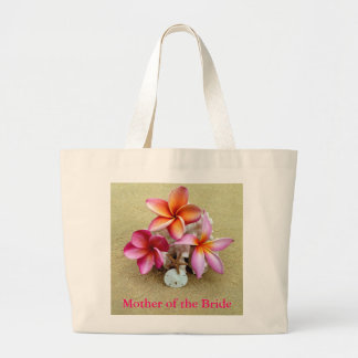 Mère du sac fourre-tout tropical à jeune mariée