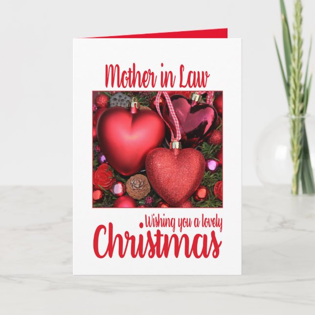 Mère en droit Belle carte de Noël (Devant)