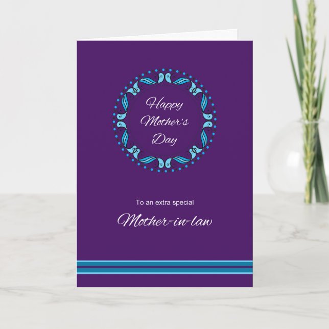 Mère en droit Carte de fête des mères (Devant)