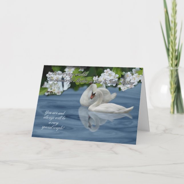 Mère en droit & Père en droit Carte Anniversaire (Devant)