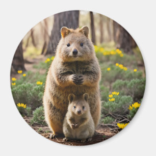 Mère Et Bébé Quokka, Frigo Magnet