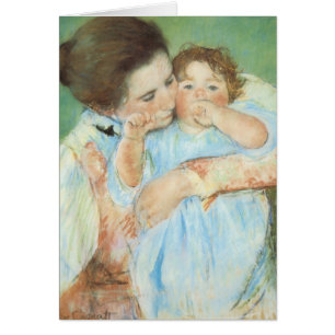 Mère et enfant par Mary Cassatt, Art Vintage
