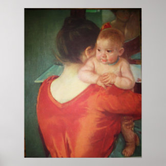 MÈRE ET ENFANT par MARY CASSATT Poster