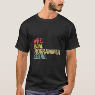 Mère Femmes Drôle Cadeau T-shirt Femme Programme M