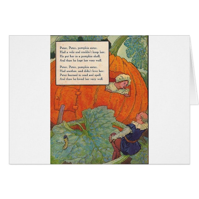 Mère Oie des années 1920 - Peter Citrouille Mangeu (Devant horizontal)