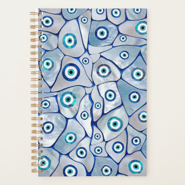 Mère perle Motif de l'oeil maléfique (Devant)