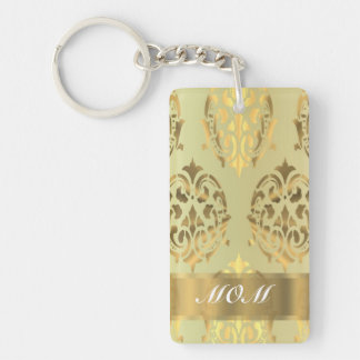 Mère personnalisée damas d'or