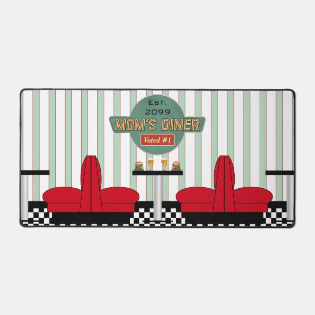 Mère Retro Diner avec Burgers & Bière (Recto)
