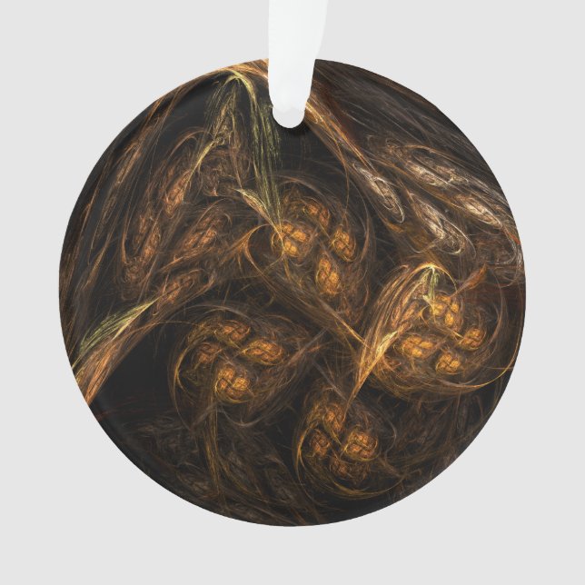 Mère Terre Arte Abstraite Cercle Acrylique (devant)