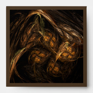 Mère Terre Enveloppe Carré d'art Abstrait
