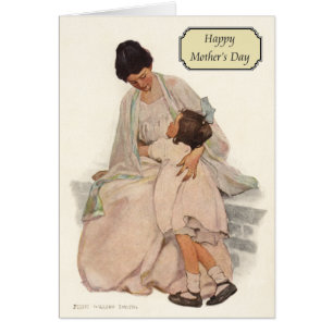 Mère vintage + Fille par Jessie Willcox Smith