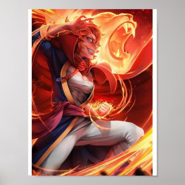 Mereoleona Vermillion  Fire Magic Poster (Front)