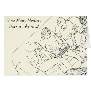 Mères Day Funny Computer Mum citation