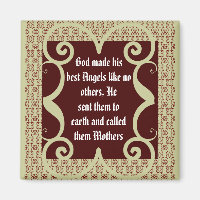 MÈRES DE STYLE ANTIQUE POEM MAGNET