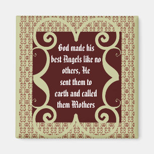 MÈRES DE STYLE ANTIQUE POEM MAGNET