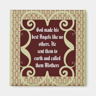 MÈRES DE STYLE ANTIQUE POEM MAGNET
