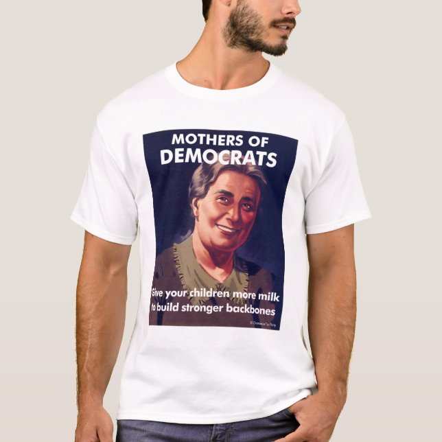Mères de T-shirt de Démocrate (Devant)