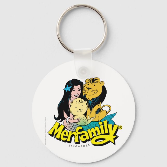 Merfamily® Basic Keychain (Front)