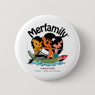 MERFAMILY® Singapore "Titanic Keepsake" 2 Inch Round Button